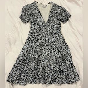 VALENCIA &VINE V-Neck Floral Mini Dress